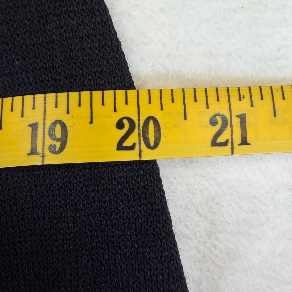 St John Knit Black Split Hem Skirt SZ 16 - Picture 8 of 10